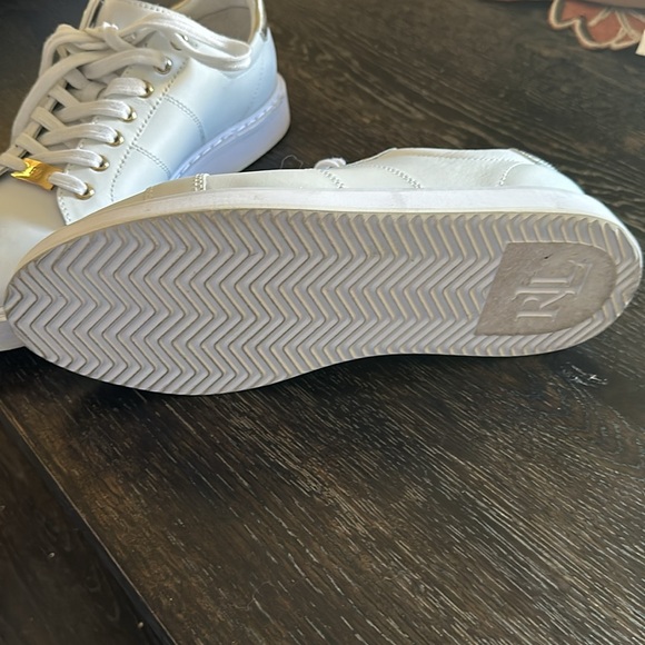 Ralph Lauren leather white sneaker’s. - Picture 2 of 4